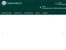 Tablet Screenshot of coinwindows.com